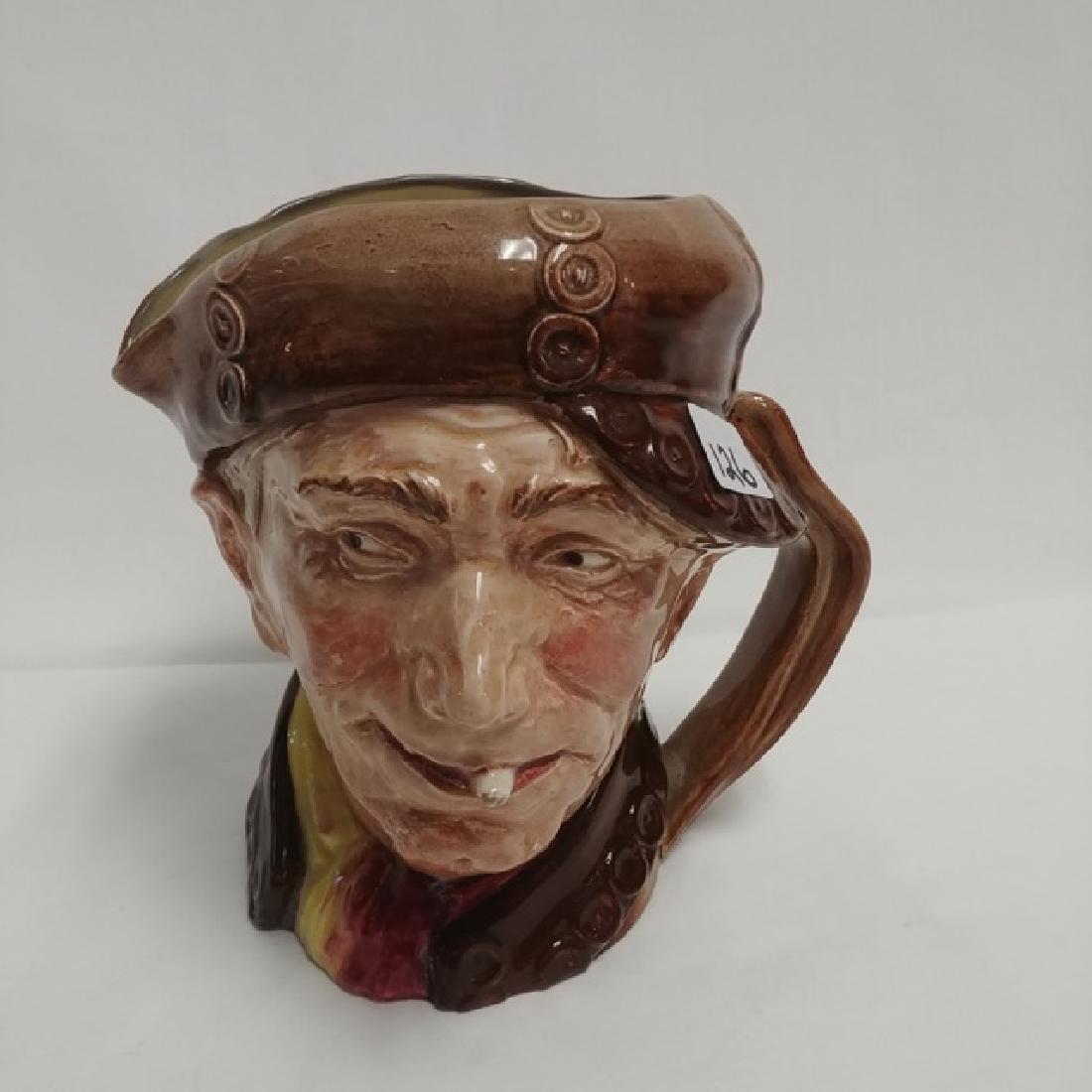 Royal Doulton Toby Mug -: Man with cigarette in mouth. 6 1/4"
