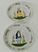 French Faience Quimper Style Plates