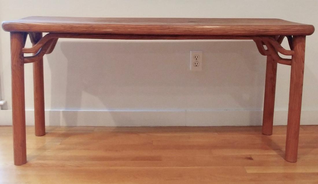 Adirondack Style Sofa Table: Natural twisted twig sofa table. 52" x 15" 25" H