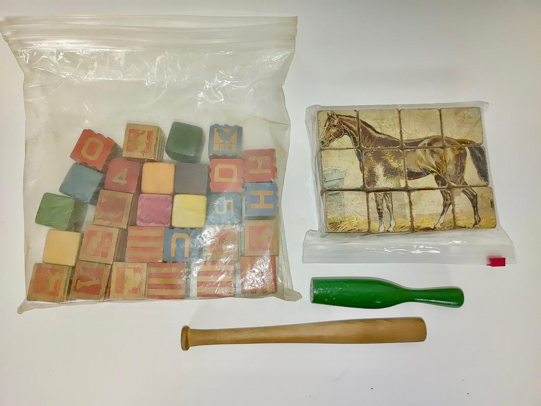 Puzzle Blocks and Wooden Blocks: Size pending
