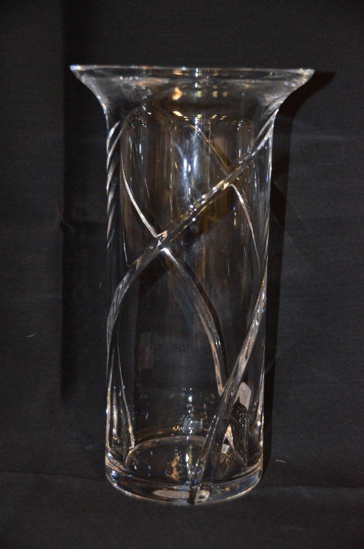 Tiffany & Co. Swirled Vase: Marked Tiffany & Co. at the base. 10" high