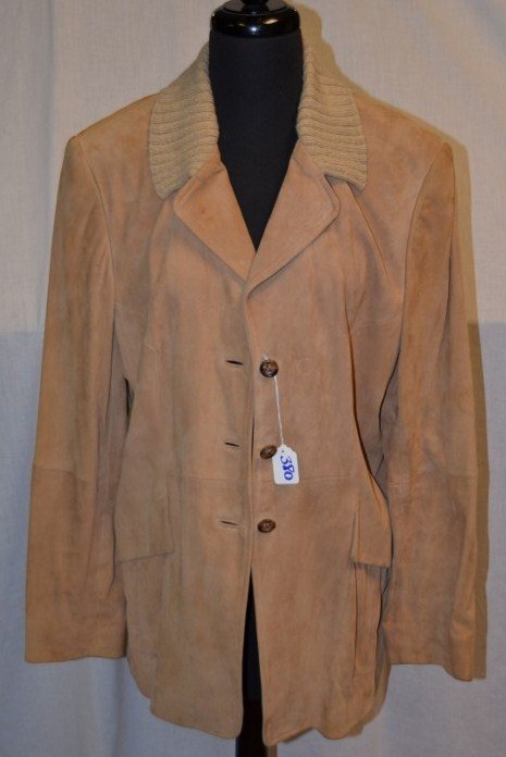 Escada Sport Suede Jacket: Size 44. 100% Suede Leather. NOTE: All clothing & accessories are in "as found in the closet" condition.