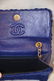 Chanel Blue Nubby Wool Purse - 4