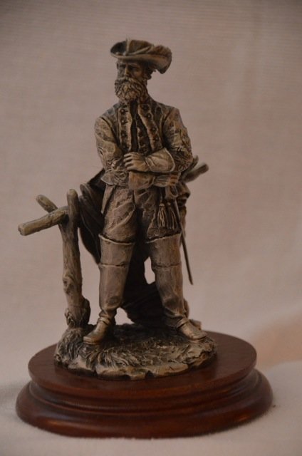 Chilmark Pewter Figurine Barnum - JEB Stuart: 1997 Chilmark Pewter Figurine by F.J. Barnum JEB Stuart, CSA, Limited Edition 78/1200. Leaders of Gettysburg, Signed.