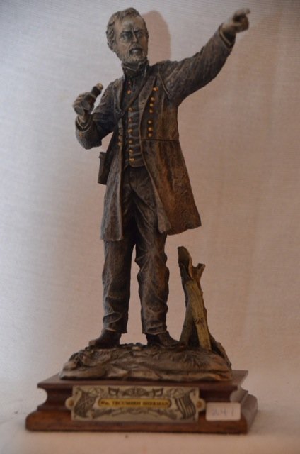 Chilmark Pewter Figure Barnum - Sherman: 1992 Chilmark Pewter Figurine by F.J. Barnum William Tecumseh Sherman Limited Edition 664/950. No box.