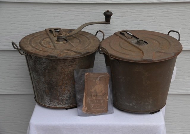 Two Universal Bread Makers: Landers Frary and Clark New Britain, Conn. 10" high