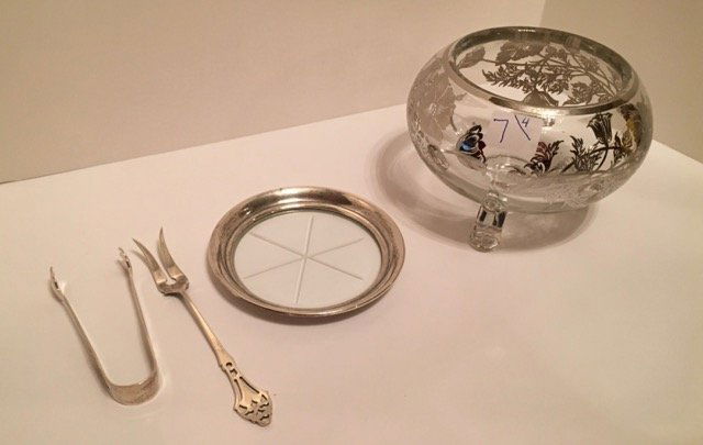 Sterling Silver / Silver Overlay Lot (7) (1 of 10)