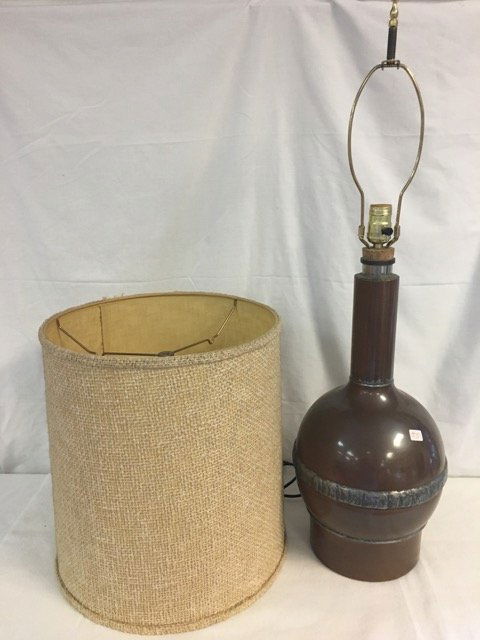 Mid Century Copper Lamp (1 of 1)