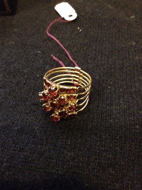 Vintage 14K Garnet Haram Ring (1 of 6)