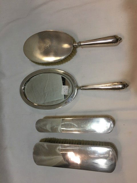 Sterling Silver Mirror & Brush Set (1 of 8)