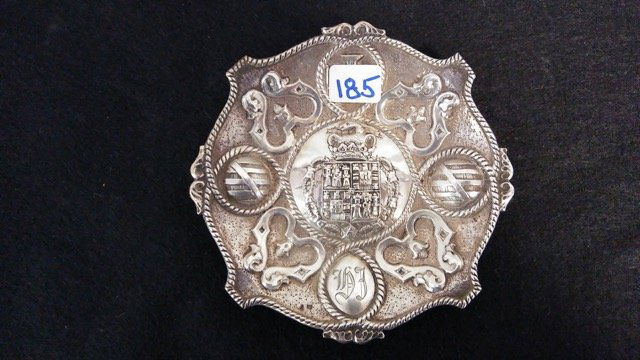 Sterling Silver Coat of Arms Dish (1 of 1)