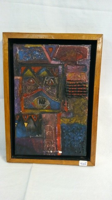 Mixed Media Collage, Signed (1 of 2)
