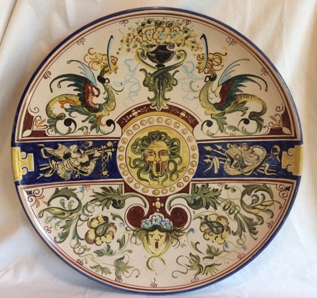 Large Deruta Italian Wall Plate (1 of 4)