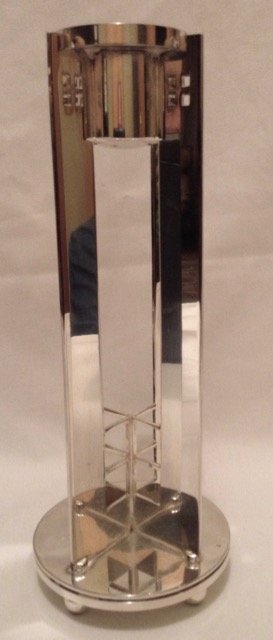 Swid Powell Silver Plated Candlestick - Richard Meier (1 of 3)