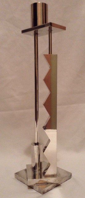Swid Powell Silver Plated Candlestick - Ettore Sottsass (1 of 5)