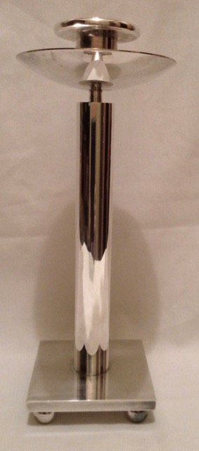 Swid Powell Silver Plated Candlestick - Richard Meier (1 of 3)