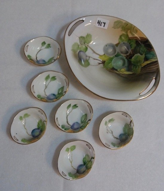 Hand Painted Nippon Fruit Set (1 of 4)