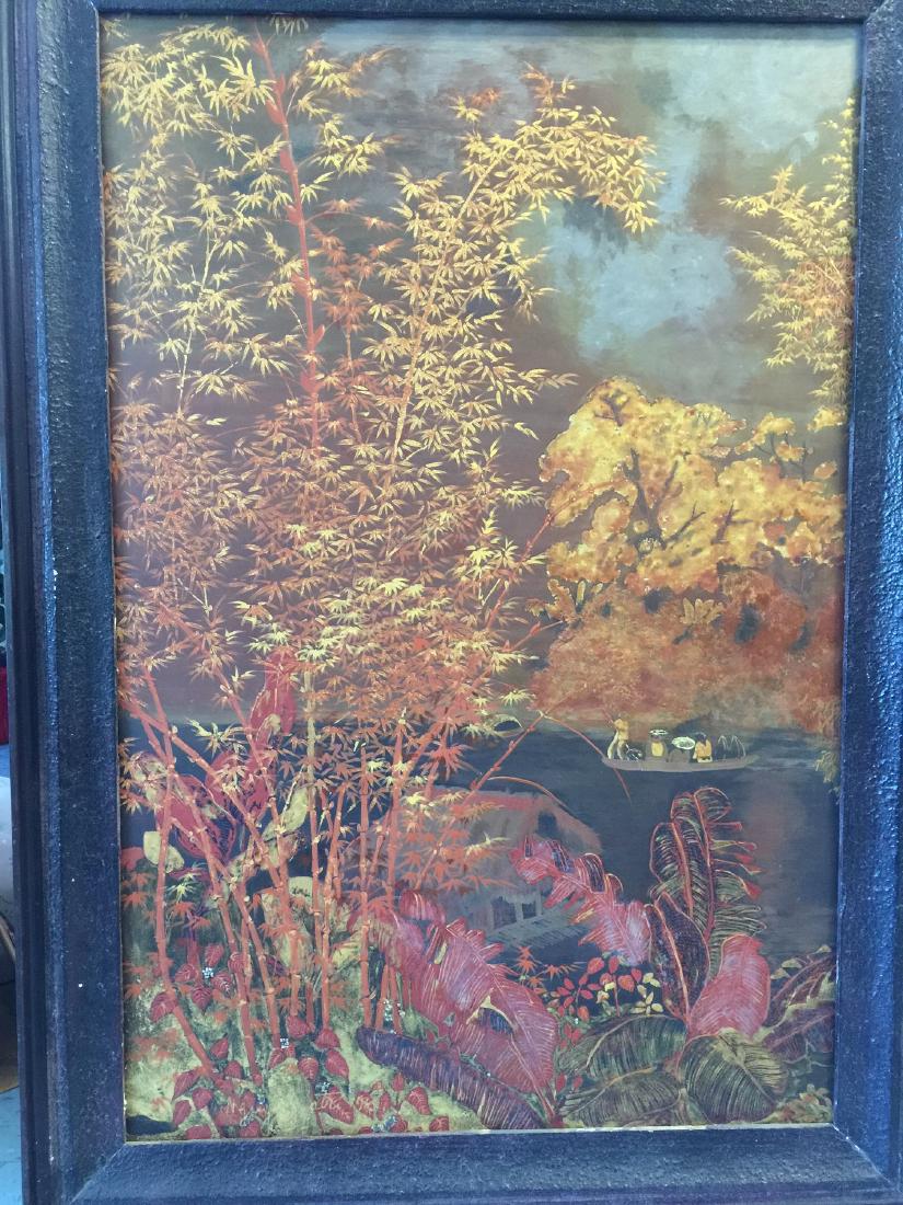 Nguyen Gia Tri (Viet Nam, 1908-1993) Lacquer on Board (1 of 10)