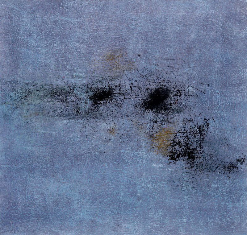 Hong Zhu An (b.1955) Purple Crystal: 82 x 78 cm; Chinese ink on paper;