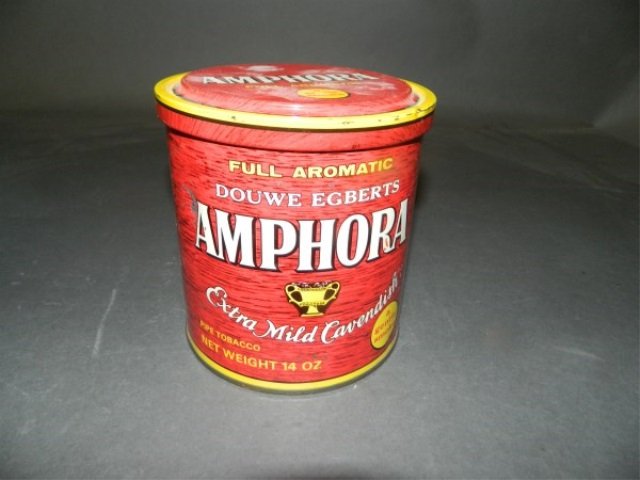 Amphora Full Aromatic Tobacco Tin: Amphora Full Aromatic Tobacco Tin 5.5" H