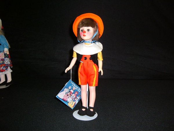"Pinocchio" Doll: DOLL. "Pinocchio" Doll - Story Book #21 - excellent condition - 11" high - by Effanbee.