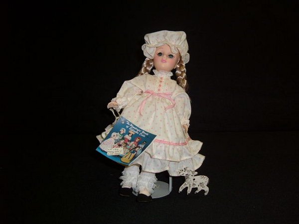"Mary Had A Little Lamb" Doll: DOLL. "Mary Had A Little Lamb" Doll - Story Book #41 - excellent condition - 11" high - by Effanbee.