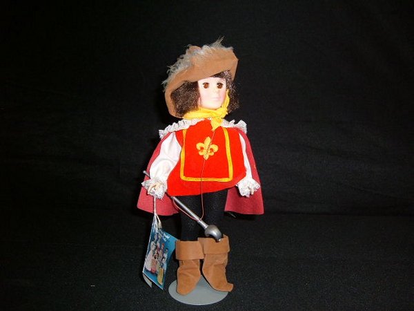 "Musketeer" Doll: DOLL. " Musketeer" Doll - Story Book #28 - excellent condition - 11" high - by Effanbee.