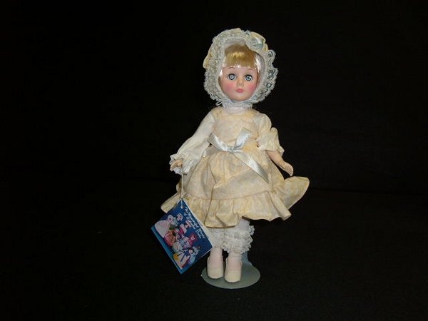 "Rebecca of Sunnybrook Farm" Doll: DOLL. "Rebecca of Sunnybrook Farm" Doll - Story Book #30 - excellent condition - 11" high - by Effanbee.