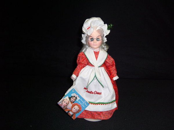 "Mrs. Santa Claus" Doll: DOLL. "Mrs. Santa Claus" Doll - Story Book #11 - excellent condition - 11" high - by Effanbee.