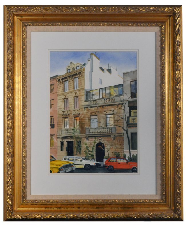 Bob Guccione\'s New York Mansion Painting by Pelletier May 31, 2014