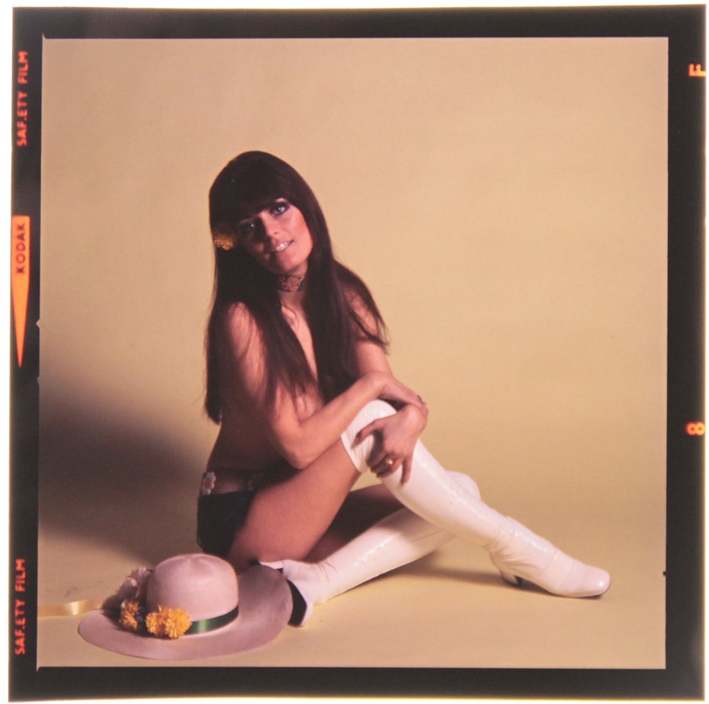 Original 1960's Anne Nezler 120mm by Amnin Bar-Tur: This original nude erotic 120mm features model Anne Nezler. This 120mm was taken by photographer Bob Guccione ca. 1960s All items within this auction are original and come directly from the Filthy Gor