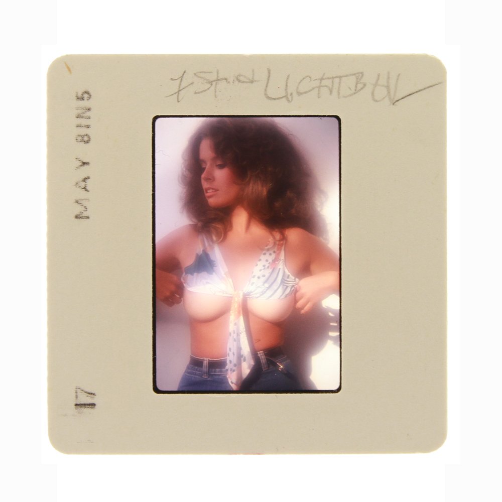 Original 35mm Slide Corinne Alphen 1981 by Bob Guccione: An Original 35mm slide of Corinne Alphen taken in May 1981 by photographer Bob Guccione Model: Cor