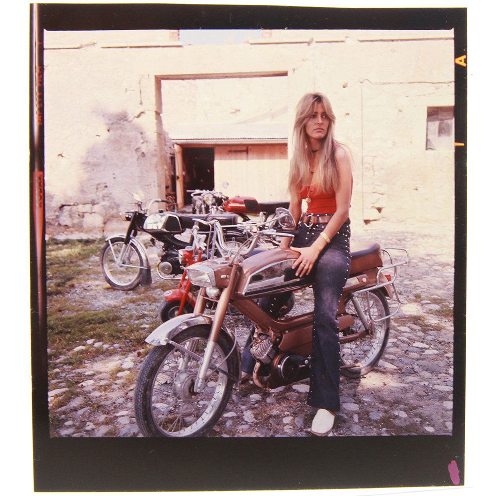 Original 120mm Lynn Partington 1970's By Bob Guccione: Original nude, erotic, 120mm transparency features Lynn Partington, by Bob Guccione ca. 1970's.Model: Before Lynn P