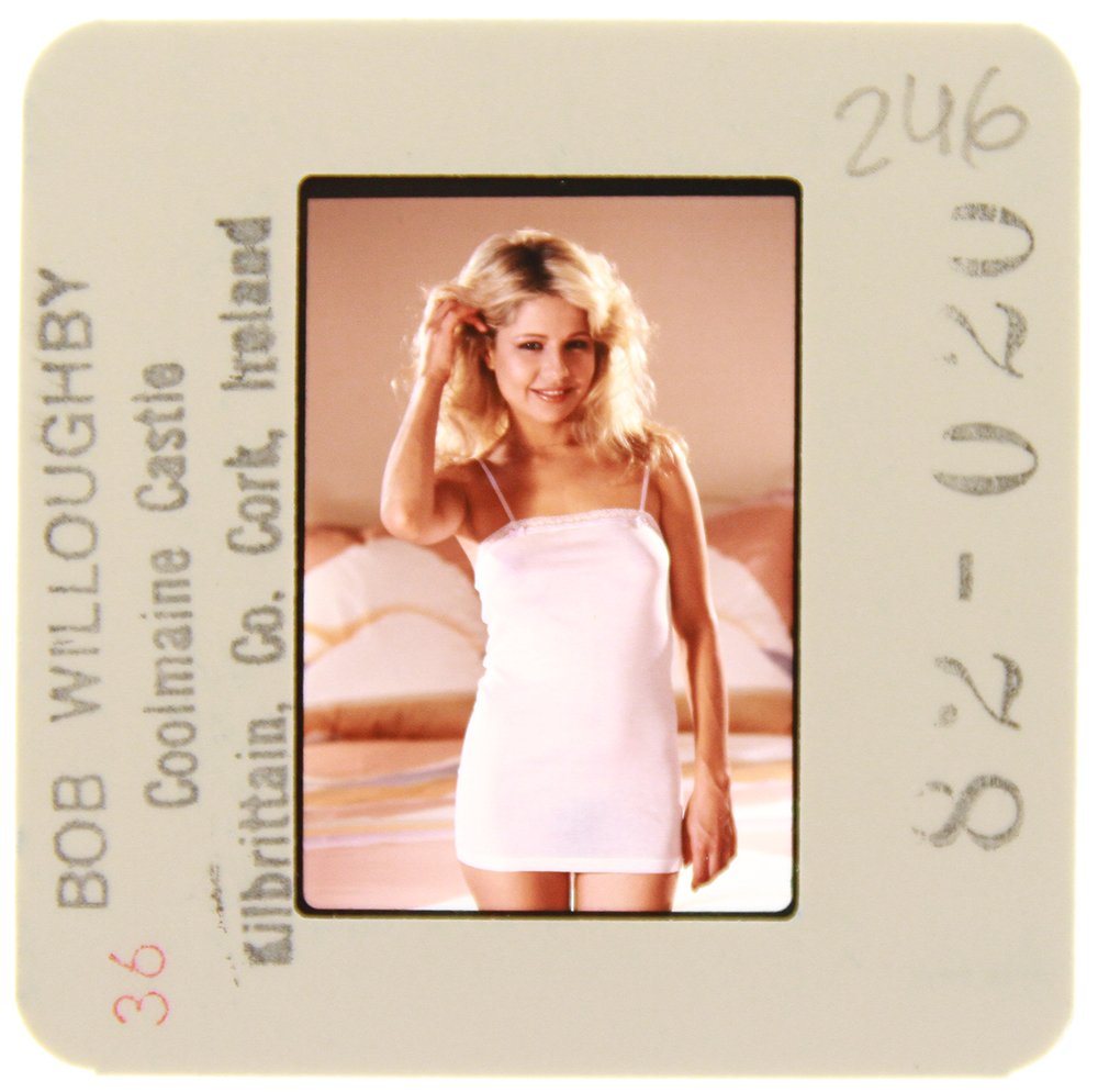 Original 35mm Pia Zadora 1982 By Bob Willoughby: Original nude, erotic, 35mm slide features Pia Zadora taken by Bob Willoughby in 1982. Subject: Golden Gl