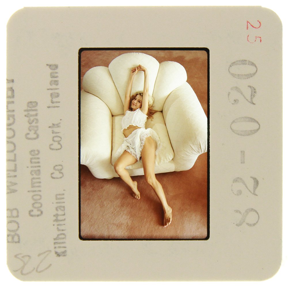 Original 35mm Pia Zadora 1982 By Bob Willoughby: Original nude, erotic, 35mm slide features Pia Zadora taken by Bob Willoughby in 1982. Subject: Golden Gl