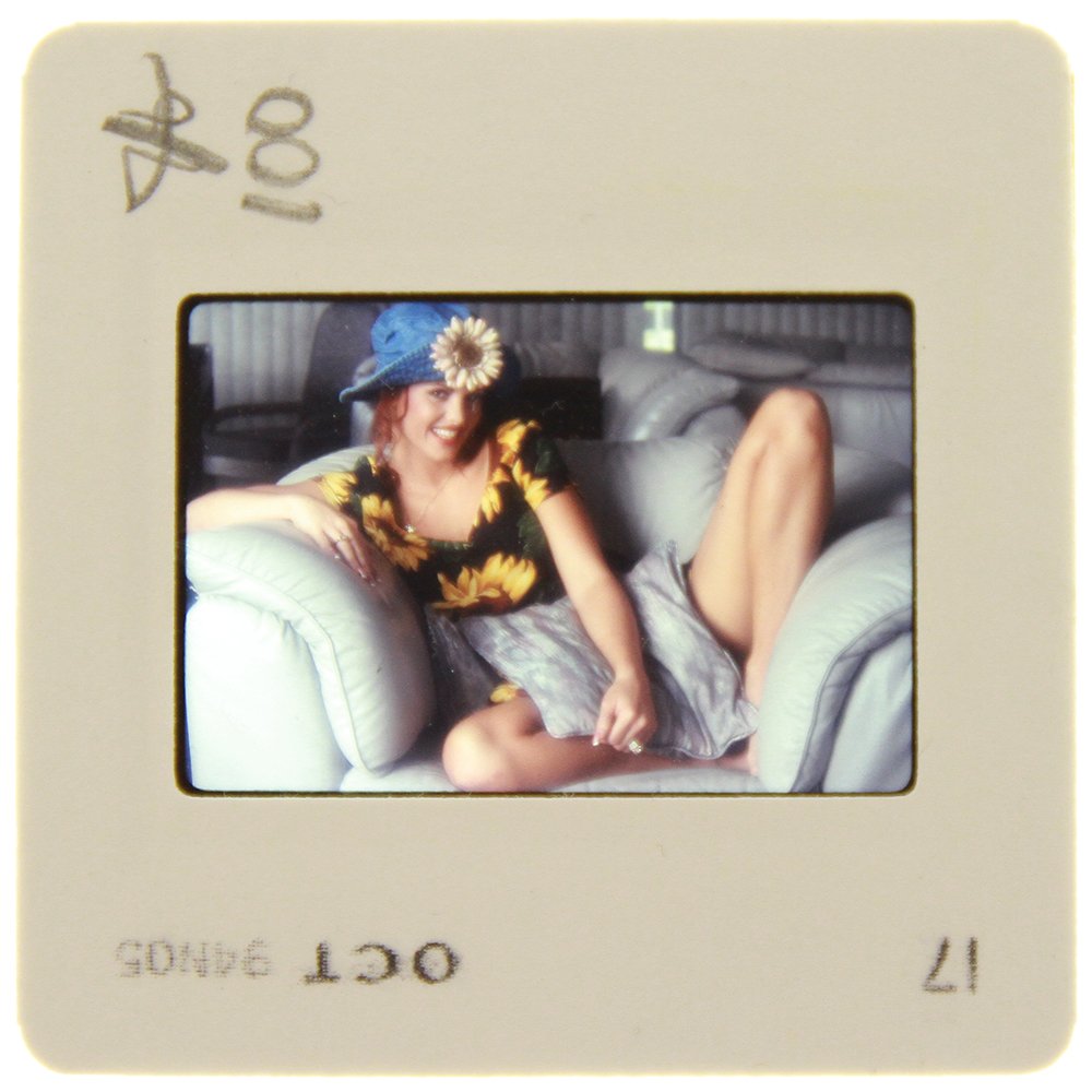 Original 35mm Gina LaMarca 1984 by Bob Guccione: An Original 35mm slide of Gina LaMarca taken in October 1994 by photographer Bob Guccione Model: S