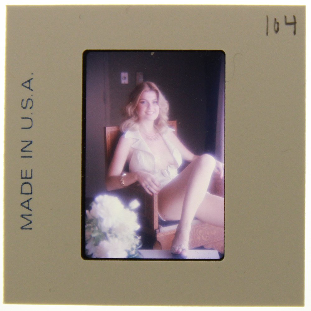 Original 35mm Jolanta Von Zmuda 1978 by Guccione: An Original 35mm slide of Jolanta Von Zmuda taken in November 1978 by photographer Bob Guccione Model:<