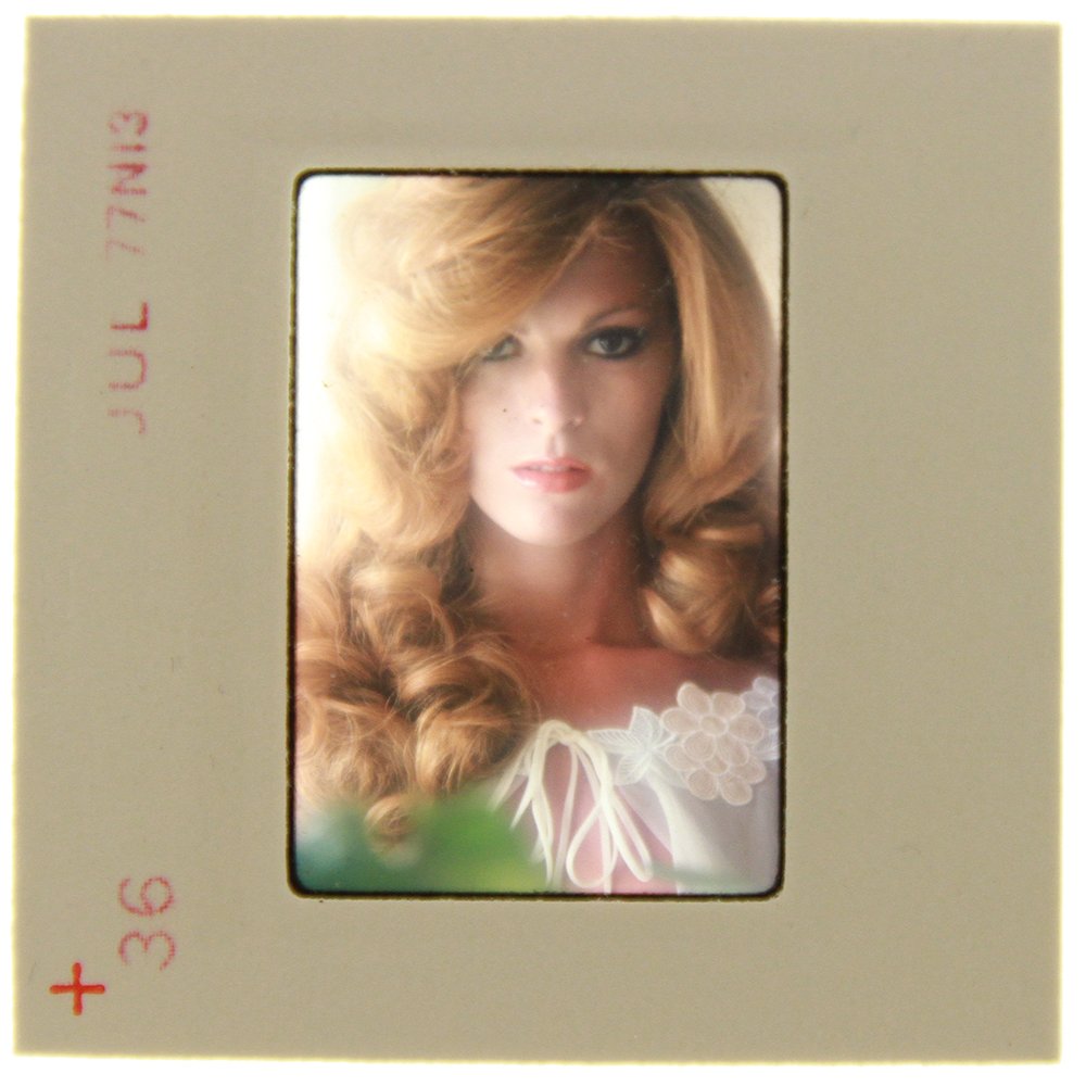 Original 35mm Victoria Johnson 1977 by Bob Guccione: An Original 35mm slide of Victoria Johnson taken in June 1977 by photographer Bob Guccione. Model: