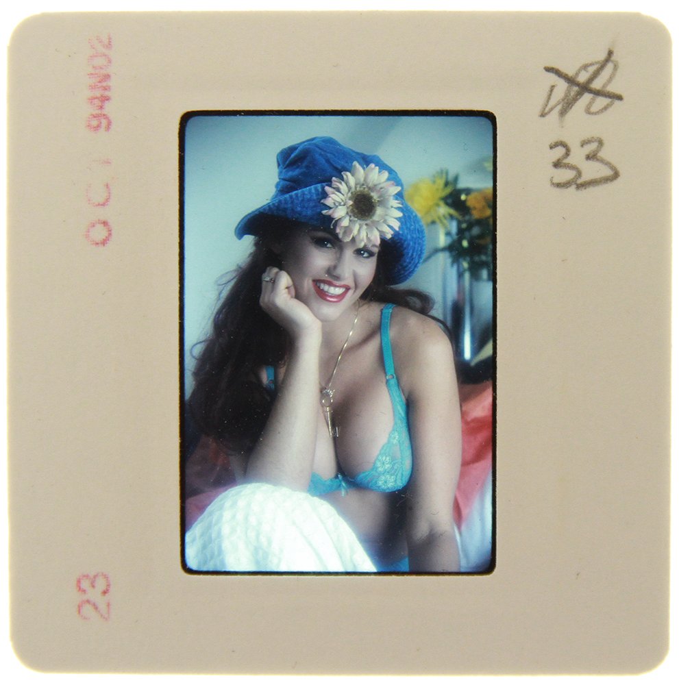 Original 35mm Gina LaMarca 1984 by Bob Guccione: An Original 35mm slide of Gina LaMarca taken in October 1994 by photographer Bob Guccione Model: S