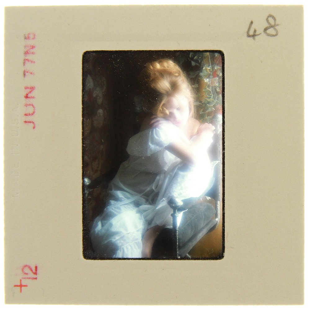 Original 35mm Victoria Johnson 1977 by Bob Guccione: An Original 35mm slide of Victoria Johnson taken in June 1977 by photographer Bob Guccione. Model: