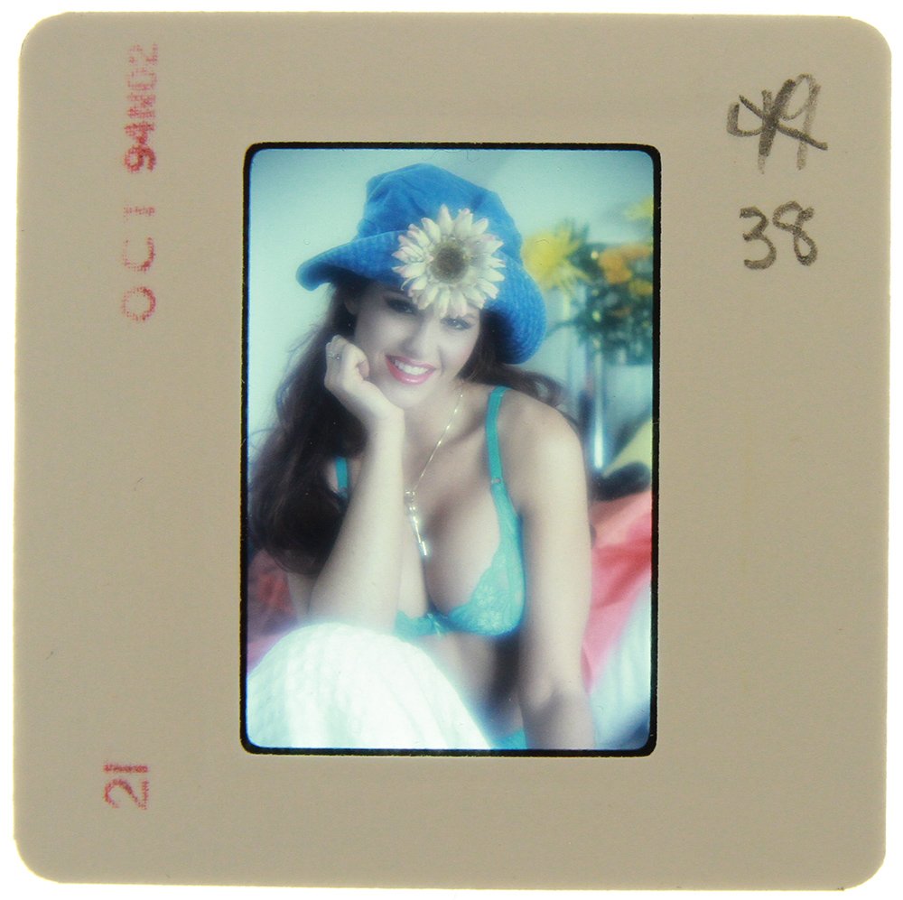 Original 35mm Gina LaMarca 1984 by Bob Guccione: An Original 35mm slide of Gina LaMarca taken in October 1994 by photographer Bob Guccione Model: S