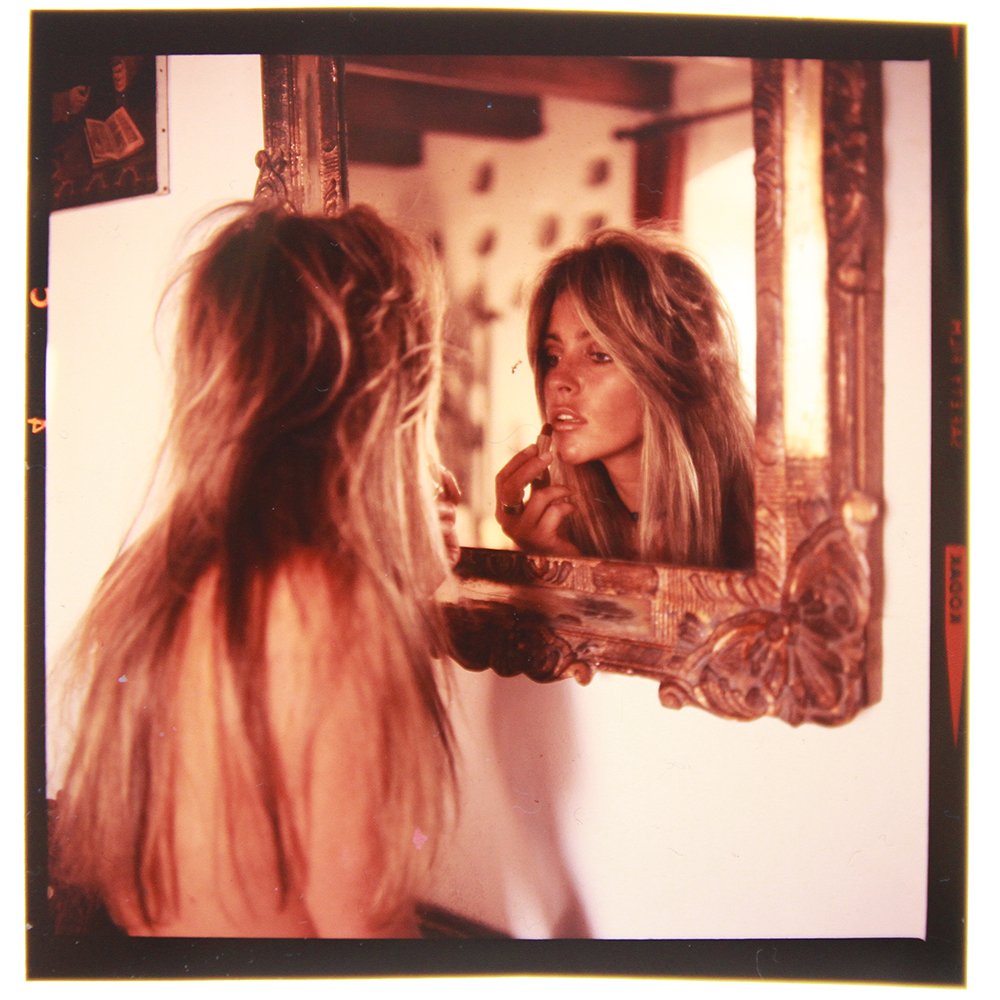 Orig 120mm Transparency Lynn Partington '70's Guccione: Original nude, erotic, 120mm transparency features Lynn Partington, by Bob Guccione ca. 1970's.Model: Before Lynn P