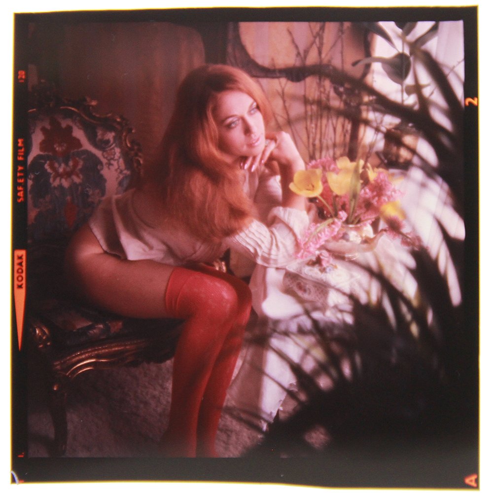 Orig 120mm Transparency Marian Maylam 1972 by Guccione: An Original 120mm Transparency of Marian Maylam taken in 1972 by photographer Bob Guccione Model: M