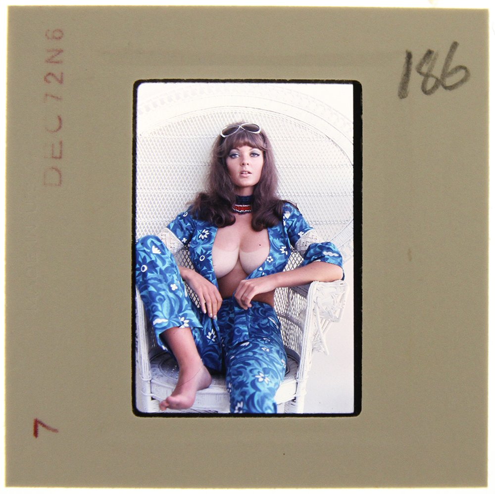 Original 35mm Avril Lund 1972 by Bob Guccione: Original 35mm slide of Avril Lund taken in 1972 by photographer Bob Guccione Model: Avril Lund was