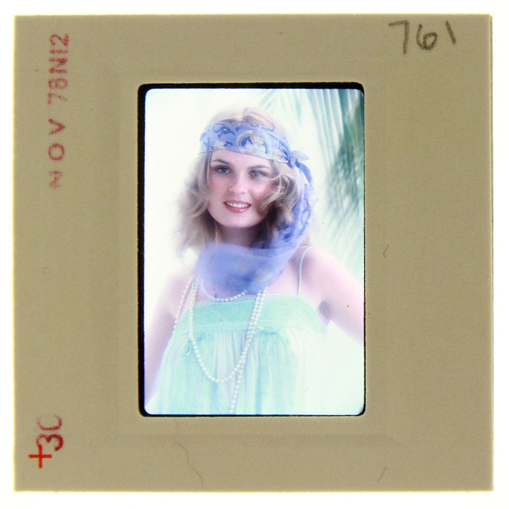 Original 35mm Jolanta Von Zmuda 1978 by Guccione: An Original 35mm slide of Jolanta Von Zmuda taken in November 1978 by photographer Bob Guccione Model:<