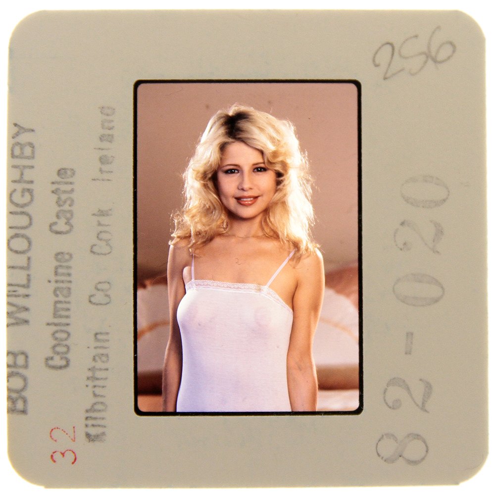 Original 35mm Pia Zadora 1982 By Bob Willoughby: Original nude, erotic, 35mm slide features Pia Zadora taken by Bob Willoughby in 1982. Subject: Golden Gl