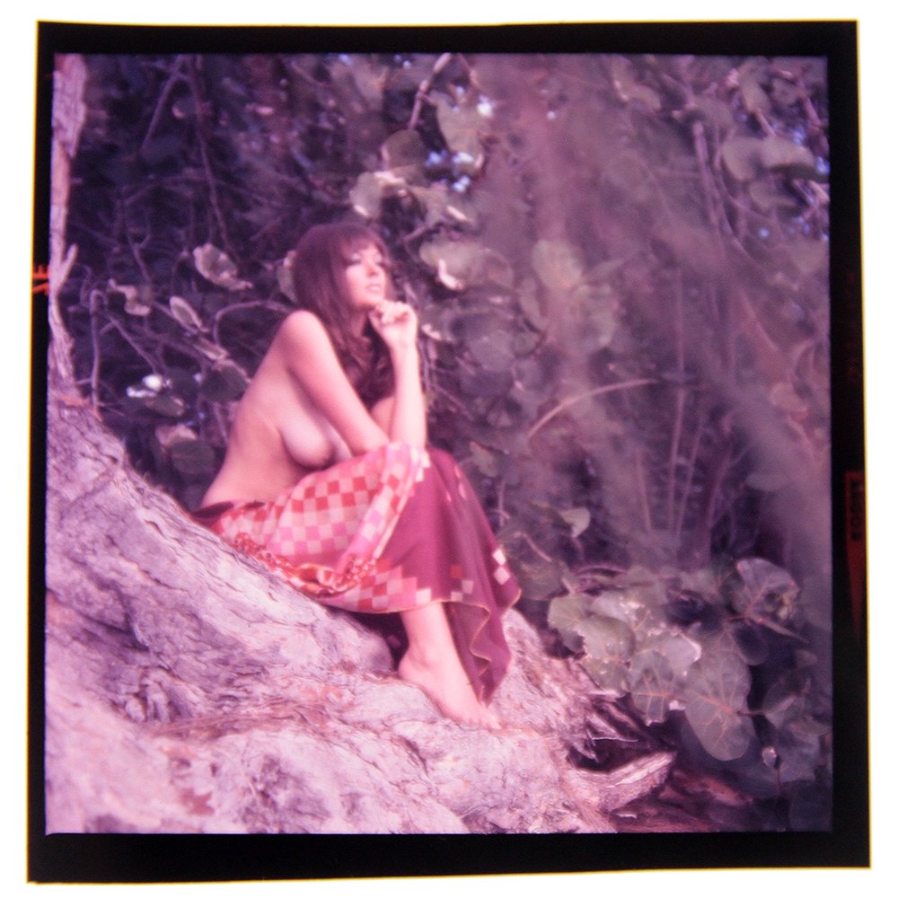 Orig 120mm Transparency Avril Lund 1973 by Bob Guccione: An Original 120mm Transparency of Avril Lund taken in 1973 by photographer Bob Guccione Model: Avr