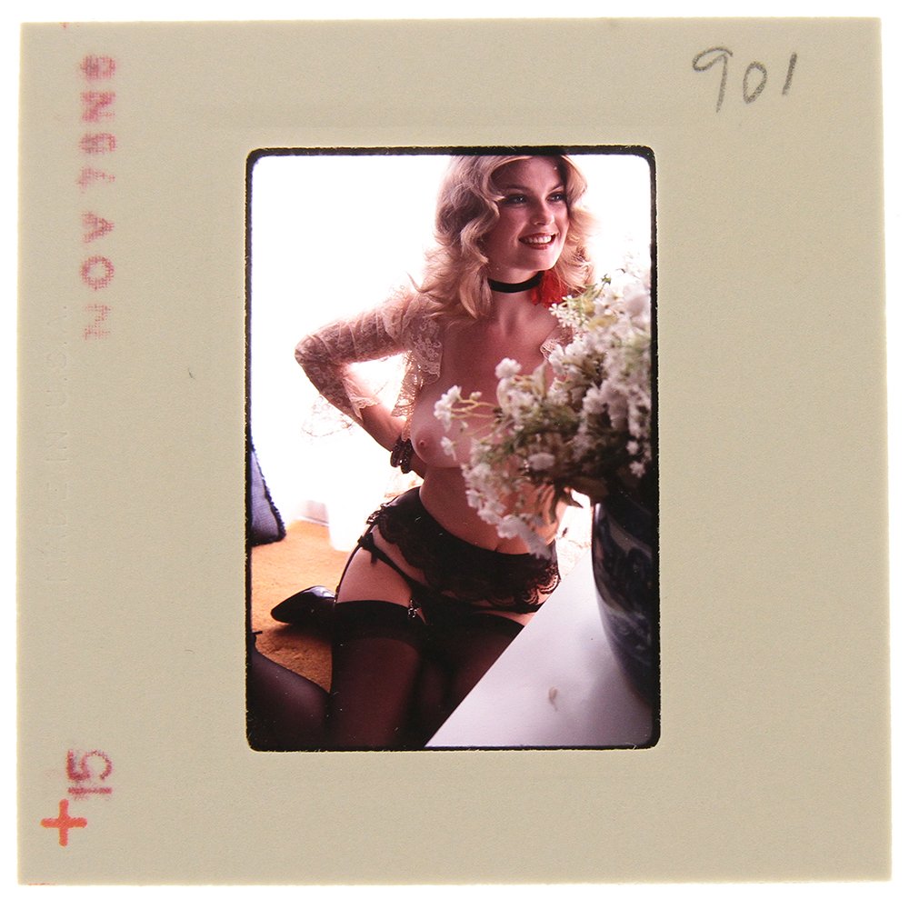 Original 35mm Jolanta Von Zmuda 1978 by Guccione: An Original 35mm slide of Jolanta Von Zmuda taken in November 1978 by photographer Bob Guccione Model:<