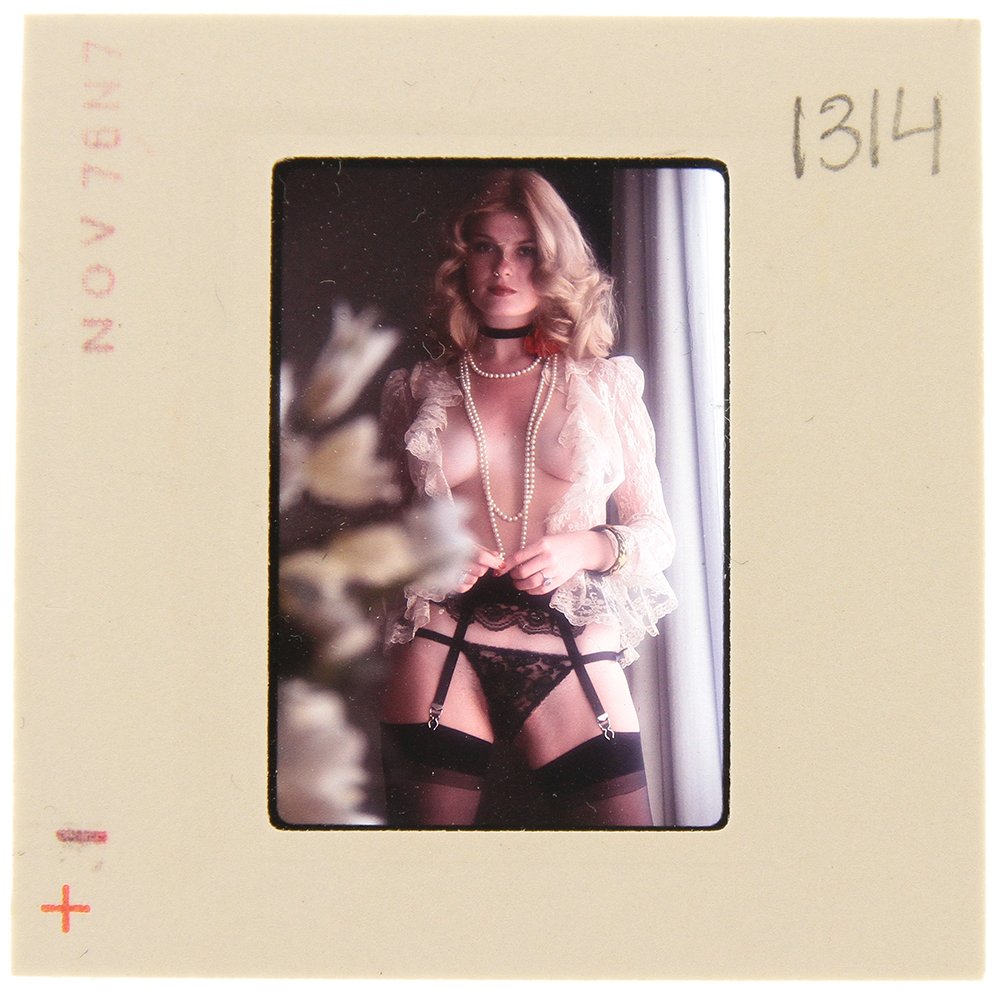Original 35mm Jolanta Von Zmuda 1978 by Guccione: An Original 35mm slide of Jolanta Von Zmuda taken in November 1978 by photographer Bob Guccione Model:<