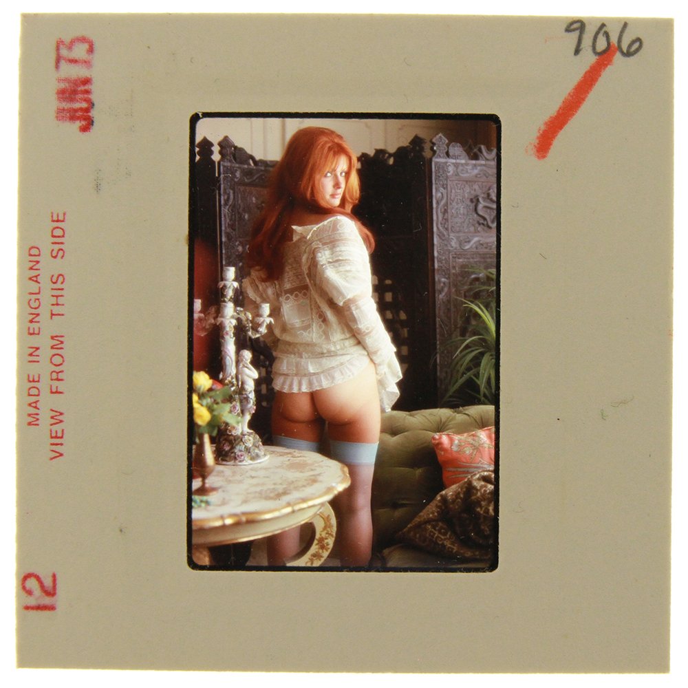 Original 35mm Anneka DiLorenzo 1973 by Bob Guccione: Original 35mm slide of Anneka DiLorenzo taken in June 1973 by photographer Bob Guccione Model: Anneka was born and